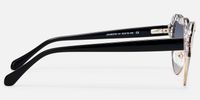 Hannah - Heart Pattern Sunglasses | Vooglam Side View