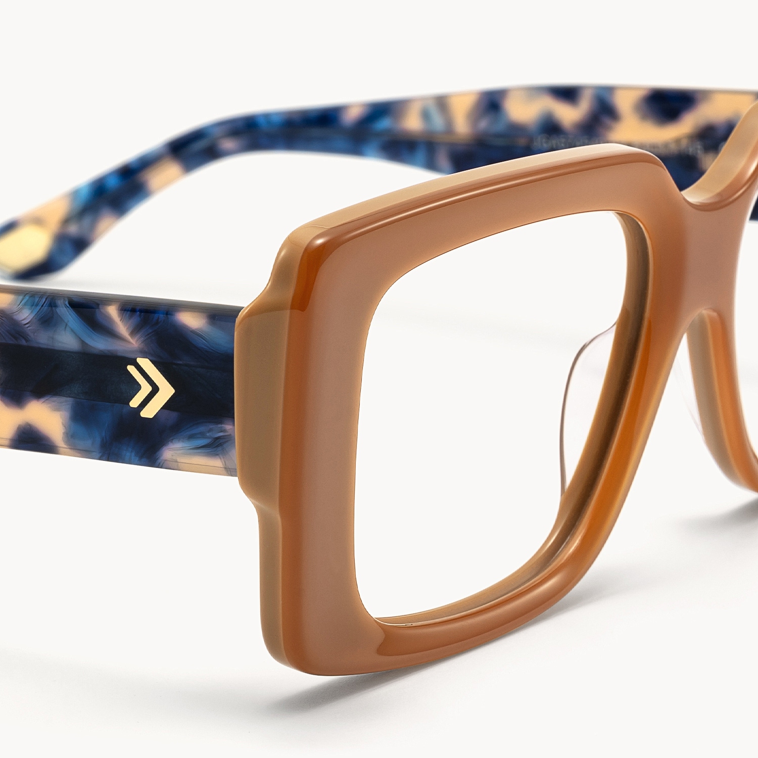 Kente - Rectangle Black Eyeglasses