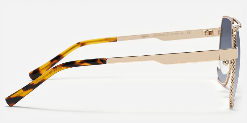 Fidelina - Aviator Gold Sunglasses