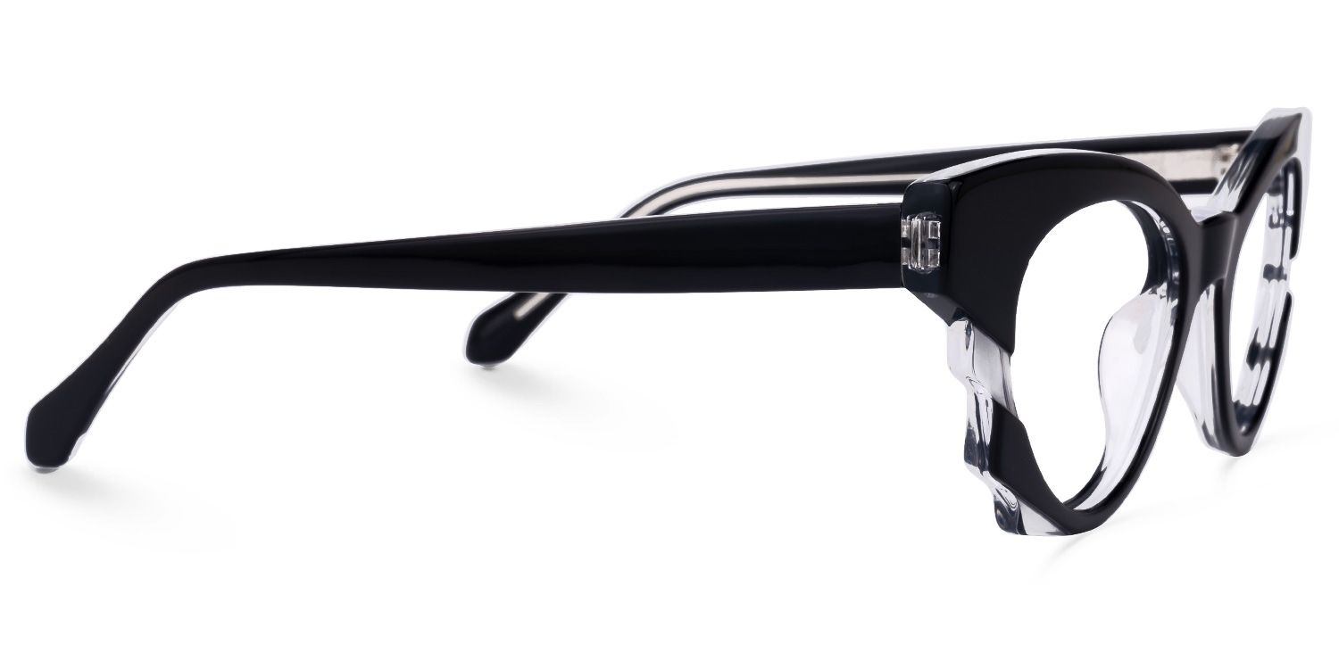 Agapito - Cat Eye Black Eyeglasses product detail 4