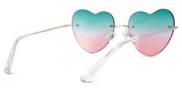 Lahoma - Heart Two-tone Sunglasses | Vooglam Side View