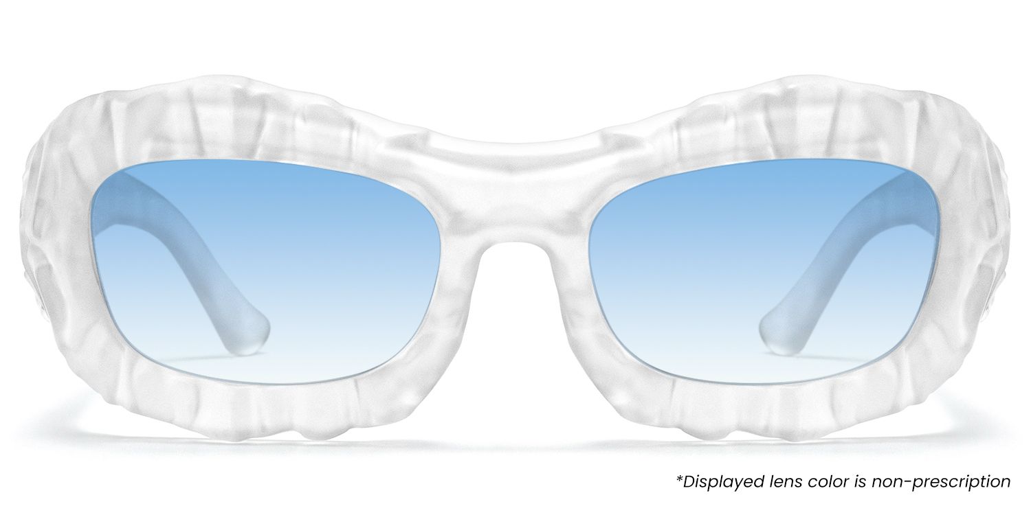 The Geologist - Geometric Transparent Sunglasses | Vooglam Product Details 1
