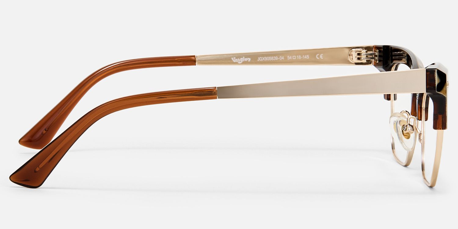 Gabriella - Cat Eye Tortoise Eyeglasses | Vooglam Side View