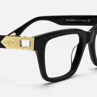 Legacy - Rectangle Black Eyeglasses | Vooglam Design Details
