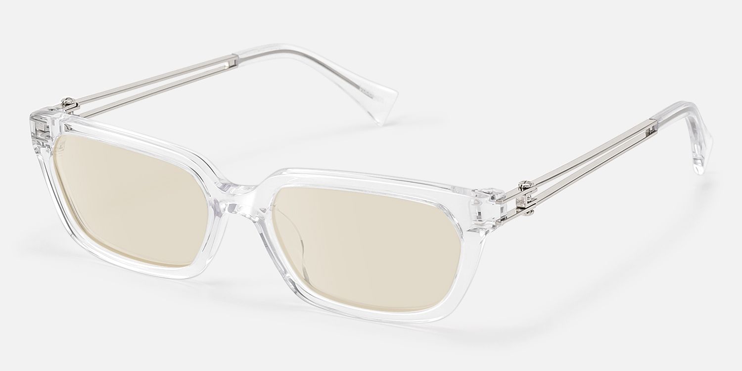 Scarpa - Clear Double Wire Light Tint Sunglasses | Vooglam Front View