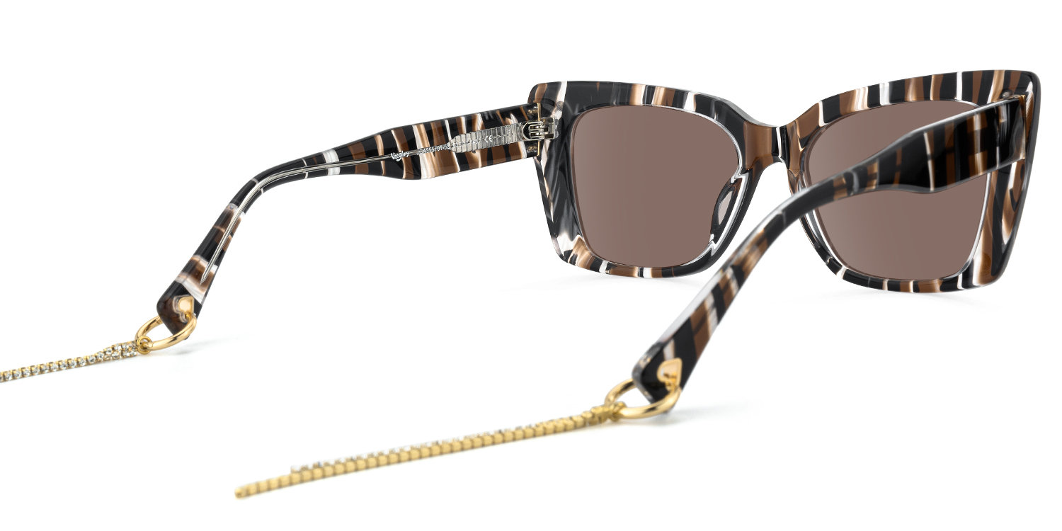 Rosa - Butterfly Pattern Sunglasses - 4