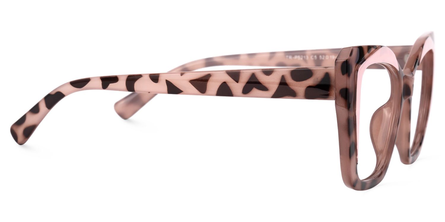 Faustyn - Cat Eye Pink/Tortoise Eyeglasses | Vooglam 4