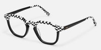 Mahsa - Geometric Pattern Eyeglasses