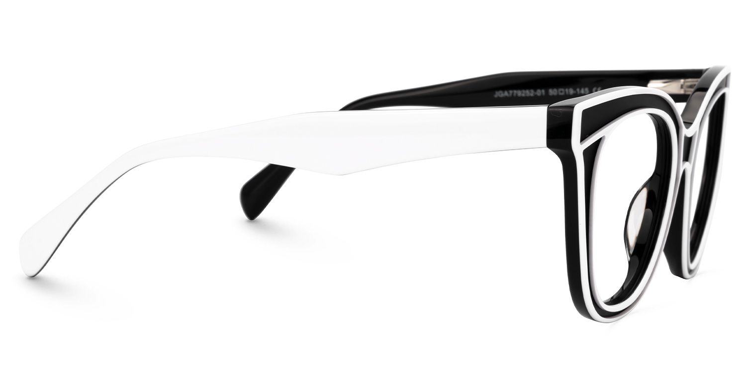 Feivel - Cat Eye Black Eyeglasses | Vooglam 4