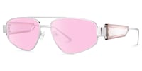 Orbit - Aviator Silver Sunglasses - 2