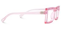 Pandeia - Rectangle Pink Eyeglasses | Vooglam