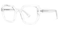 Junyin - Square Crystal Eyeglasses | Vooglam Front View