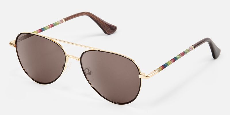 Joni - Aviator Two-tone Sunglasses | Vooglam