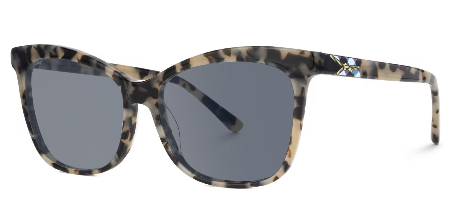 Alfven - Butterfly Leopard Print Sunglasses Bohemian Chic | Vooglam Front View