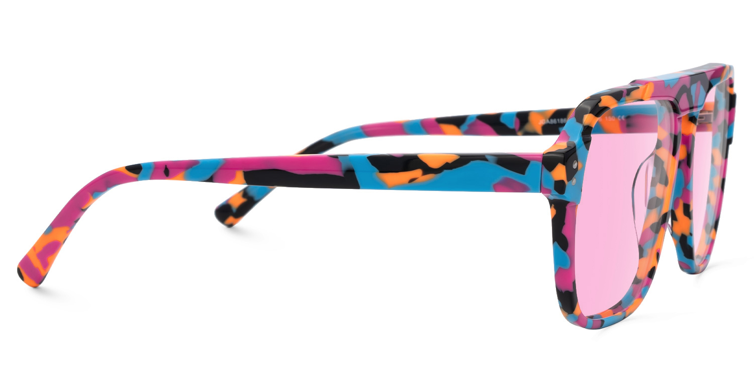 Sosa - Aviator Multicolor Sunglasses - 4