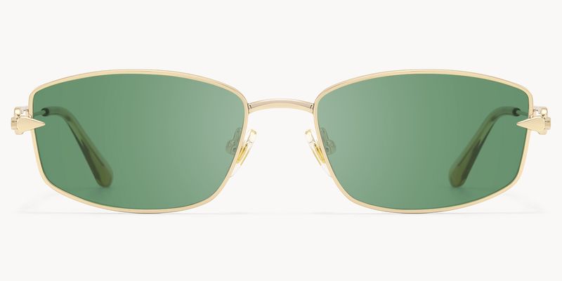 Bladework - Rectangle Gold Sunglasses