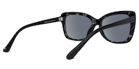 Letitia - Rectangle Black Sunglasses - 3