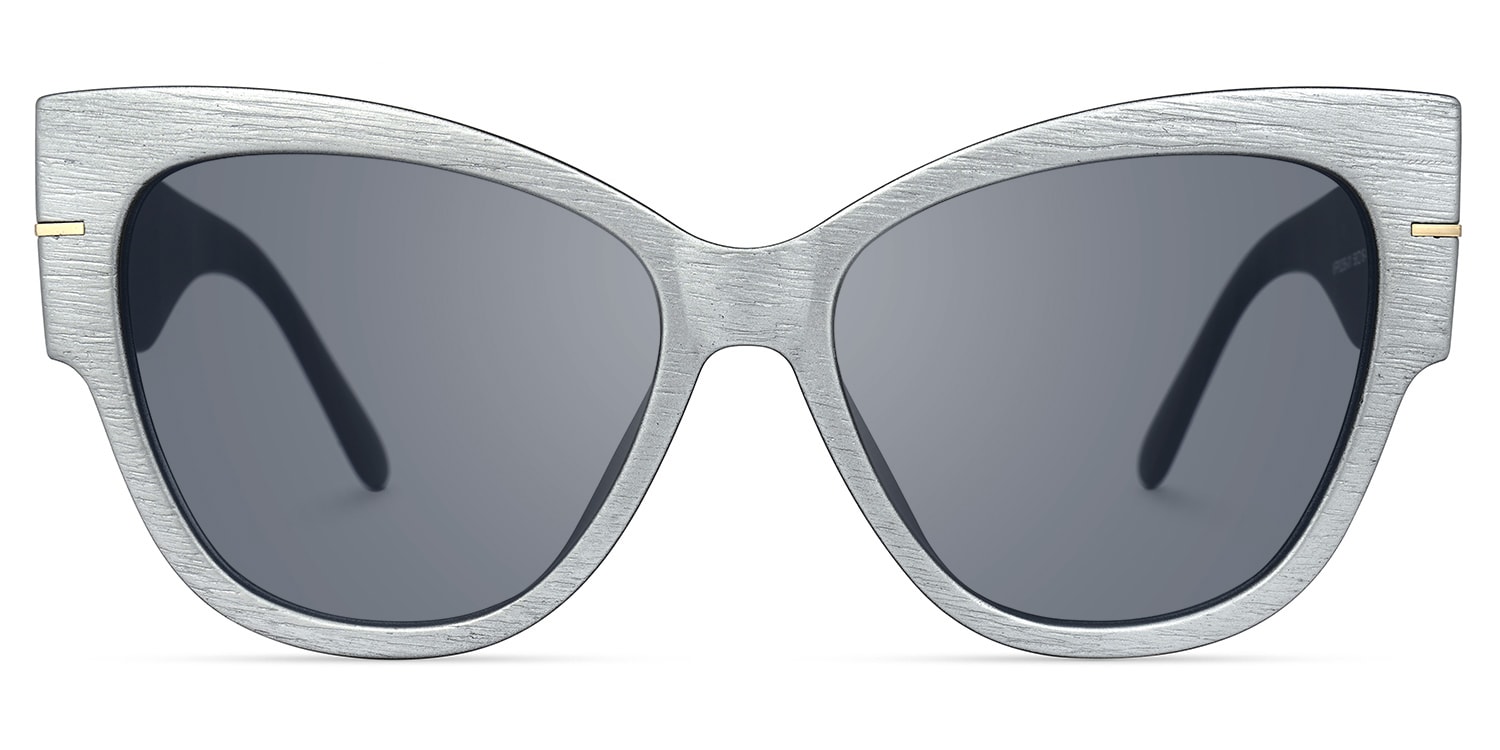 Elektra - Cat Eye Gray Sunglasses - 1