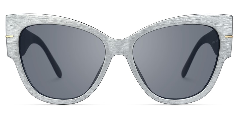 Elektra - Cat Eye Gray Sunglasses