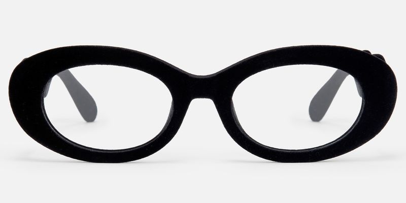 Royale - Oval Black Eyeglasses