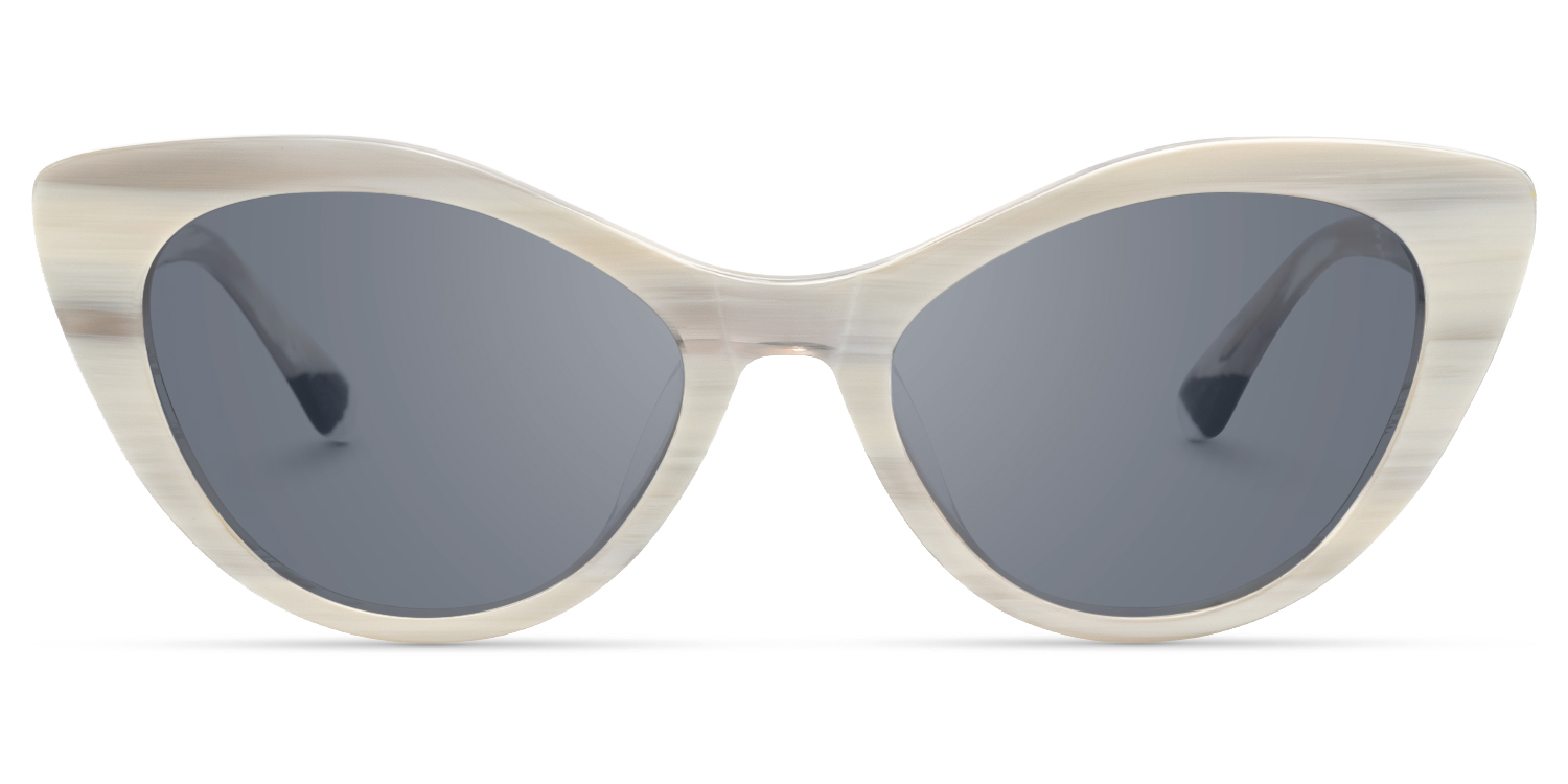 

Naira - Cat Eye White Prescription Sunglasses