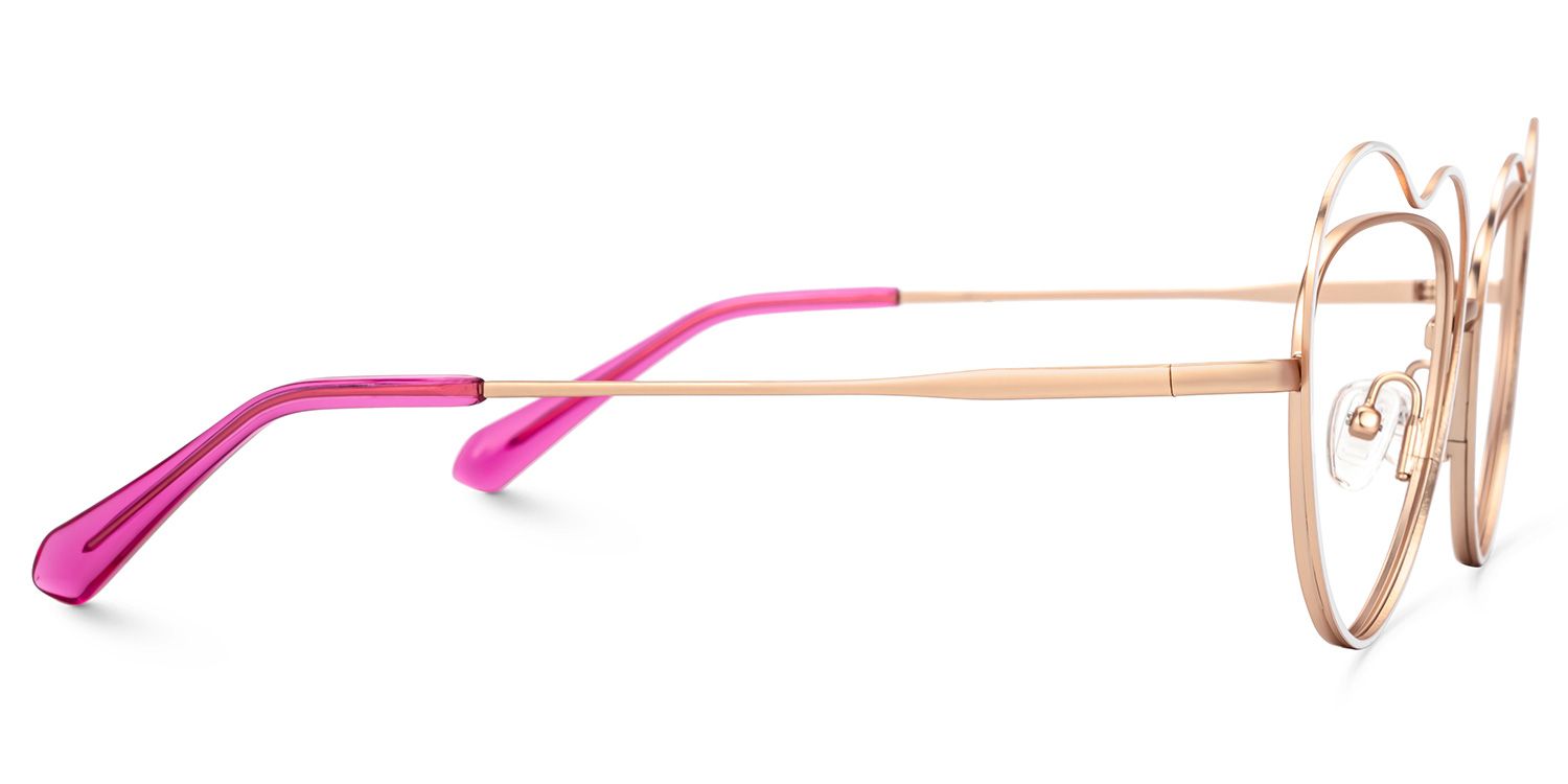 Fidelio - Heart White Eyeglasses | Vooglam 4