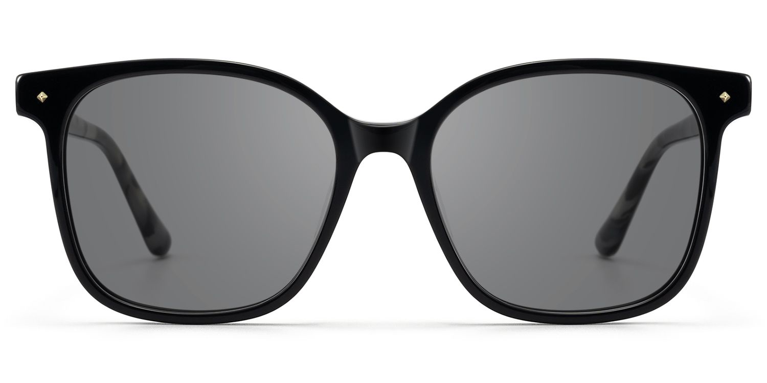 Radical - Cool Vintage Square Black Sunglasses | Vooglam Product Details 1