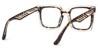 Fenicia - Square Tortoise Eyeglasses | Vooglam Side View