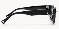 Stud - Rectangle Black Sunglasses - 3
