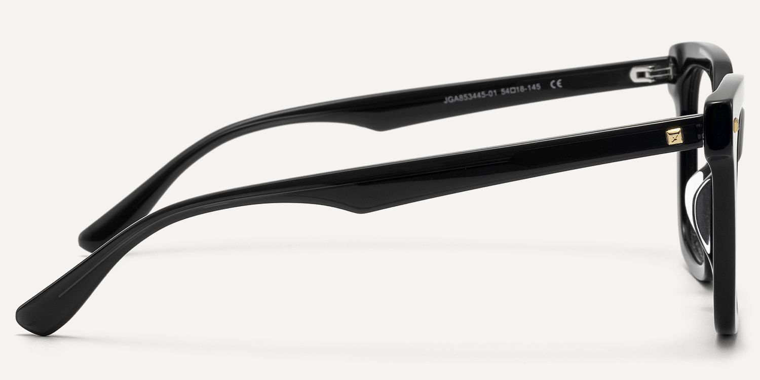 Taffeta - Square Black Eyeglasses product detail 3