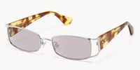 Wren - Rectangle Silver Sunglasses - 2