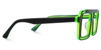Elkanah - Aviator Green/Black Eyeglasses | Vooglam 