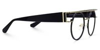 Ruthie - Aviator Black Eyeglasses | Vooglam 