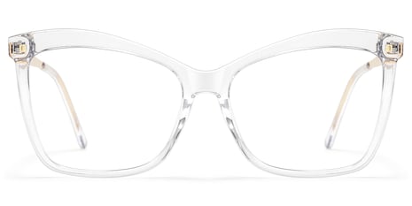 Elani - Square Crystal Eyeglasses