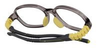 Sloane - Rectangle Grey Kids Eyeglasses | Vooglam Side View
