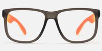 Sync - Rectangle Gray Eyeglasses | Vooglam Angle View