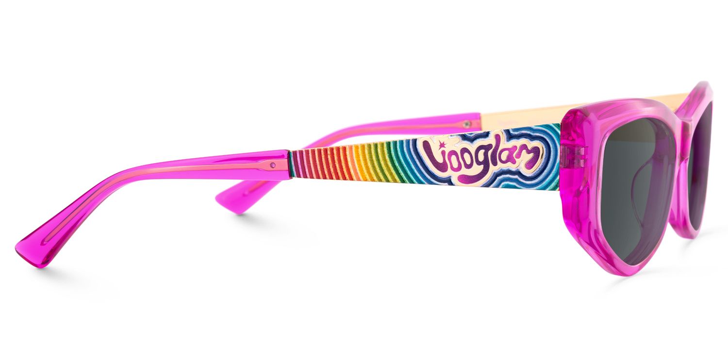 Tahiya - Geometric Pink Sunglasses product detail 4