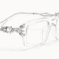 Vorpal - Rectangle Silver Eyeglasses - 4