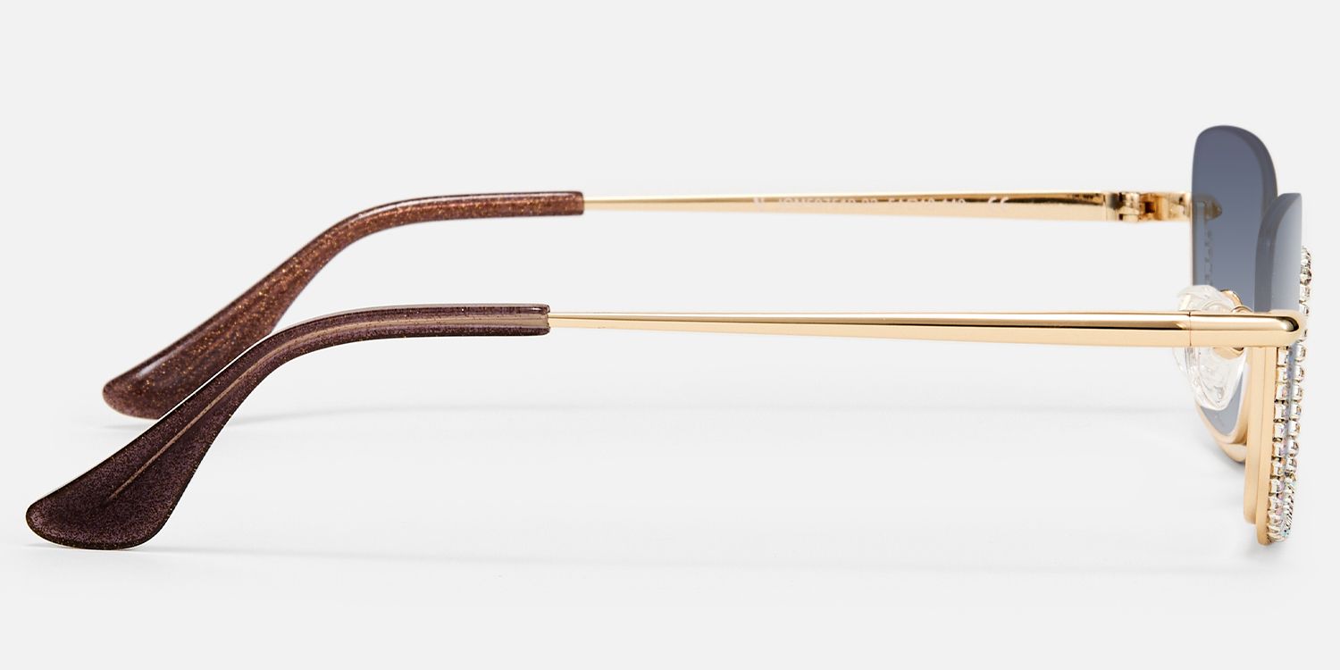Viva - Cat Eye Gold Sunglasses product detail 3