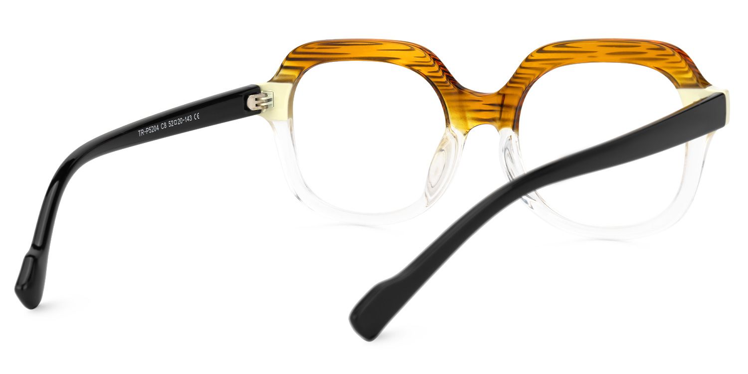 Fadil - Square Animal Eyeglasses | Vooglam Side View