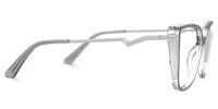 Faithan - Cat Eye Grey Eyeglasses | Vooglam 