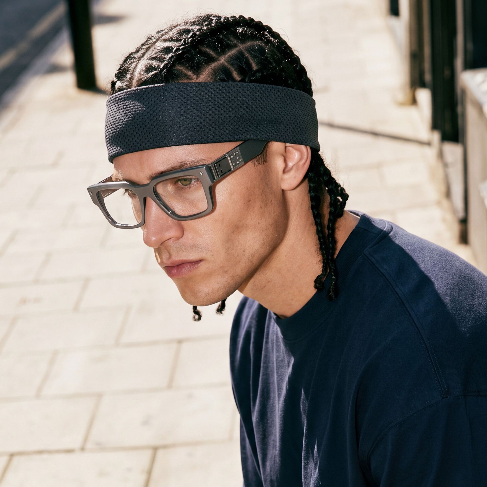 Vooglam Street Style in Real Life: The Programmer - Chunky Silver USB Glasses by Vooglam