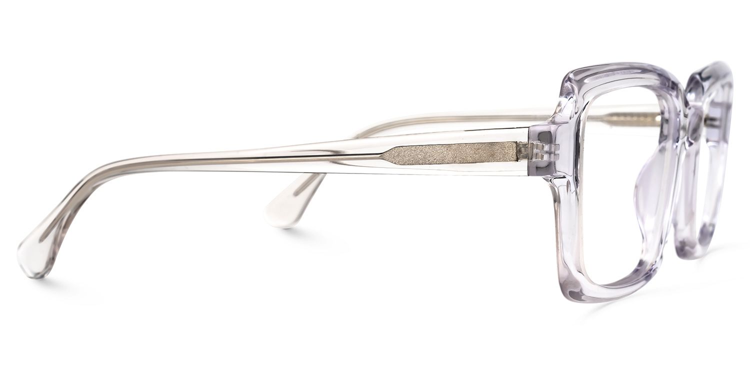 Eladio - Rectangle Crystal Eyeglasses | Vooglam 4