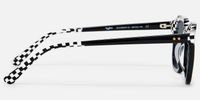 Mahsa - Geometric Pattern Sunglasses | Vooglam Side View