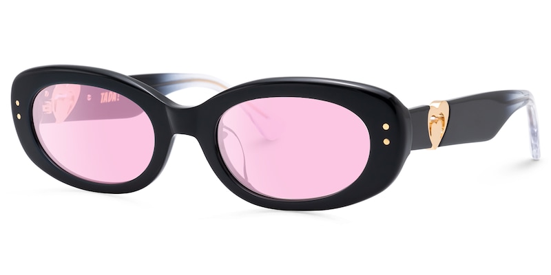 TADA - Oval Black Sunglasses