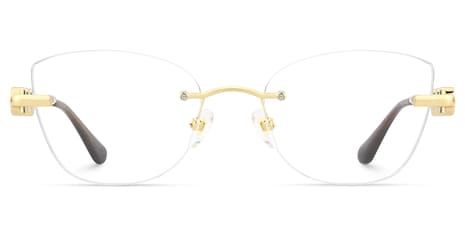 Glaze - Rectangle Silver Eyeglasses