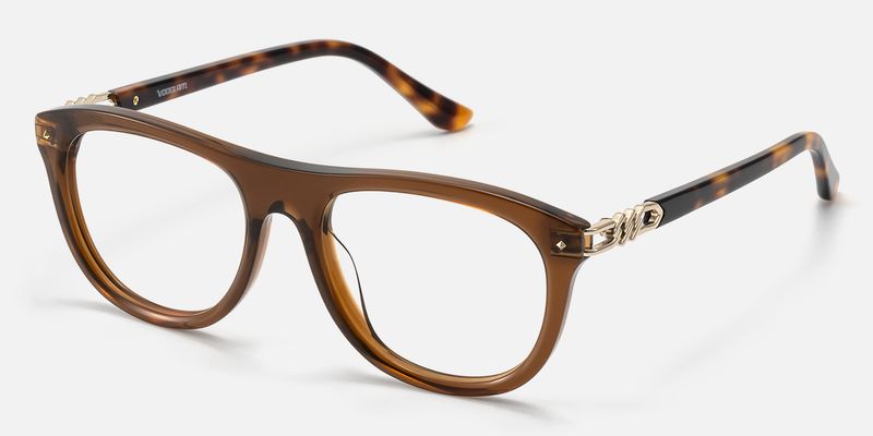 O'Keeffe - Aviator Brown Eyeglasses