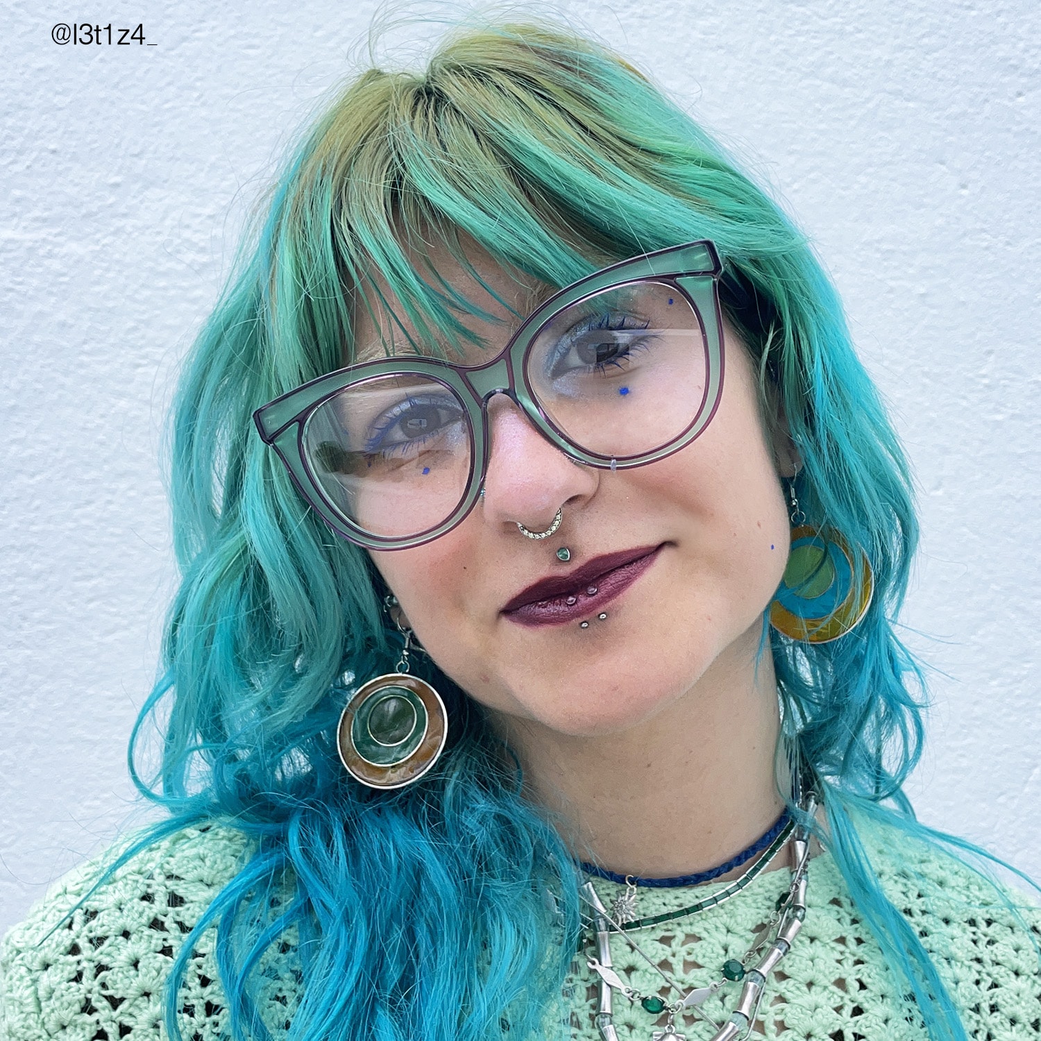 Feivel - Cat Eye Purple Eyeglasses