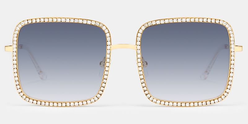 Kafele - Square Gold Sunglasses