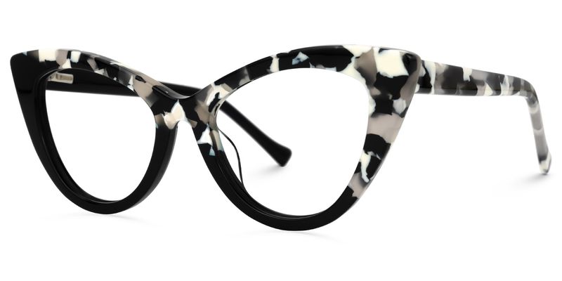 Antoinette - Cat Eye Black/Tortoise Eyeglasses